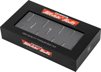 Trask Bitchin' Bolts titanium cam cover hardware kit for Harley-Davidson M8 Touring