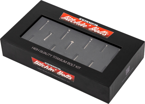 Trask Bitchin' Bolts titanium cam cover hardware kit for Harley-Davidson M8 Touring