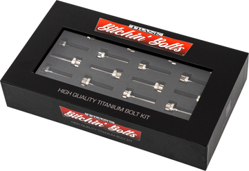 Trask Bitchin' Bolts titanium rocker box hardware kit for Harley-Davidson M8 Touring