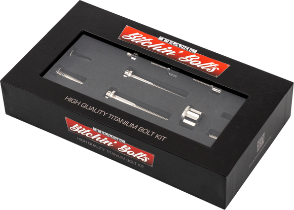 Trask Bitchin' Bolts titanium peg mount hardware kit for Harley-Davidson Touring motorcycles