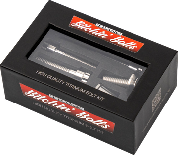 Trask Grade 5 titanium transmission hardware kit for Harley Touring