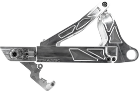 Trask TM3220 billet aluminum swingarm for Harley Softail 2018-2025