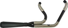 Trask Assault 2:1 black exhaust system for Harley Touring 2007-2016 and CVO models