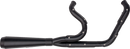 Trask Assault 2-into-1 black exhaust TM5020BKBK for Harley Dyna FXDB Street Bob FXDF Fat Bob 2006-2017