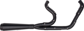 Trask Assault 2-into-1 black exhaust TM5020BKBK for Harley Dyna FXDB Street Bob FXDF Fat Bob 2006-2017