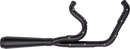 Trask Assault 2-into-1 exhaust system black for Harley Dyna 1991-2005
