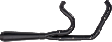 Trask Assault 2-into-1 exhaust system black for Harley Dyna 1991-2005