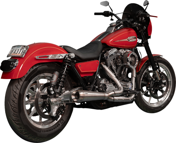Trask Assault 2:1 exhaust for Harley Dyna Street Bob Fat Bob 2006-2017