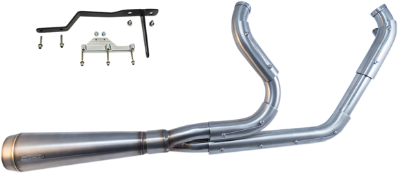 Trask Assault 2:1 stainless steel exhaust system for Harley Touring 1999-2006