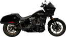 Trask Big Sexy 2-into-1 exhaust with three-step header for Harley Street Bob, Fat Bob, and Low Rider S