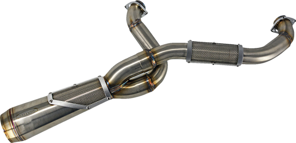 Trask Big Sexy 2-into-1 exhaust with three-step header for Harley Heritage Classic and Low Rider ST