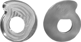 Trask billet axle adjuster kit with cam adjusters for Harley Touring swingarm