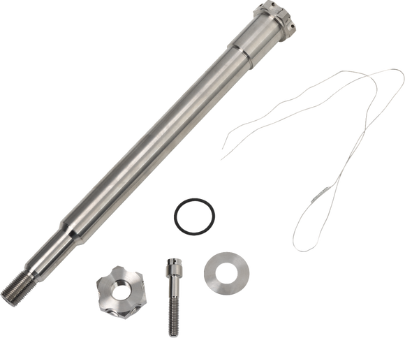 Trask grade 5 titanium rear axle for Harley Touring models