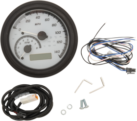 Dakota Digital 4-5/8" Tank Gauge System - White/Gray/Black Trim - 0